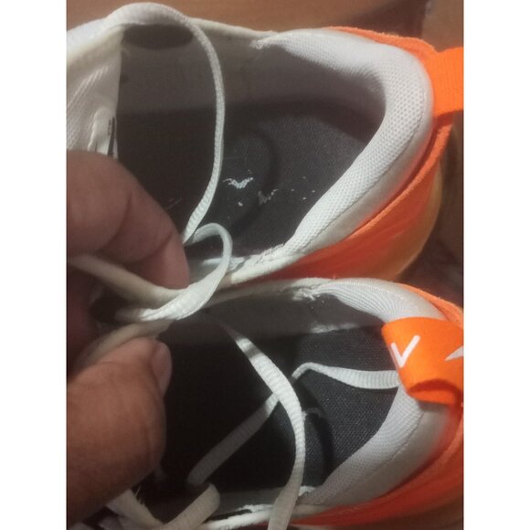 Nike Air Max 270 Shoes Womens Size 8 White Gray Orange Sneaker AH6789-104 - Picture 14 of 14